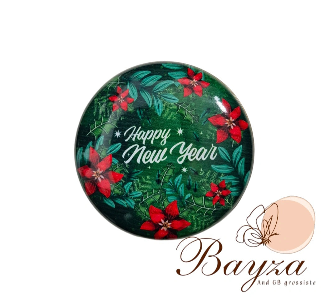 Boîte métal thème noël
